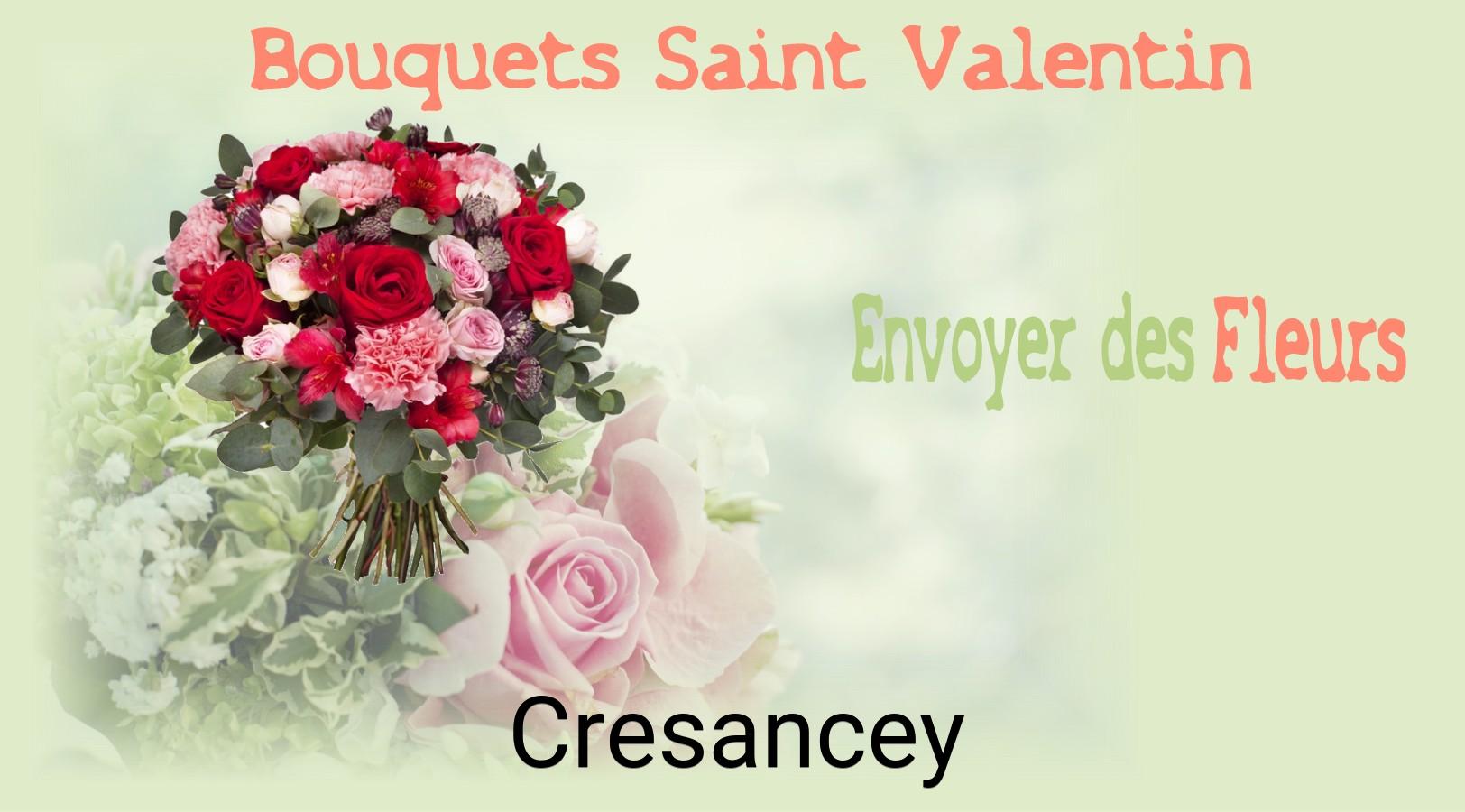 Roses de Saint-Valentin livrées à Cresancey
